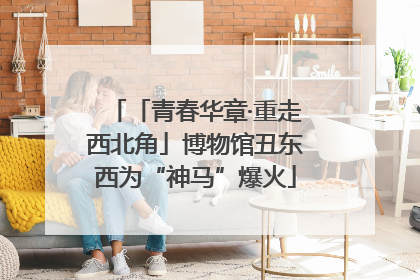 「青春华章·重走西北角」博物馆丑东西为“神马”爆火