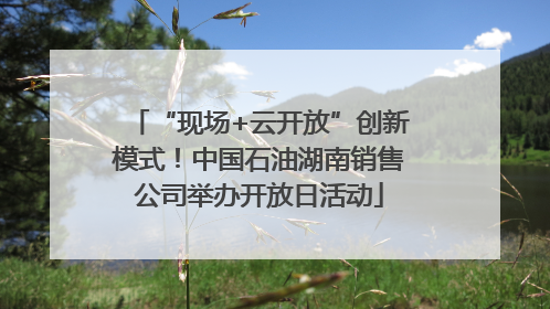 “现场+云开放”创新模式！中国石油湖南销售公司举办开放日活动