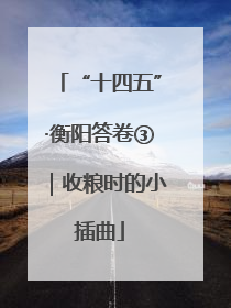 “十四五”·衡阳答卷③｜收粮时的小插曲
