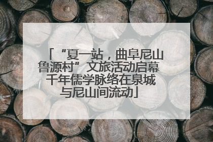 “夏一站，曲阜尼山鲁源村”文旅活动启幕 千年儒学脉络在泉城与尼山间流动