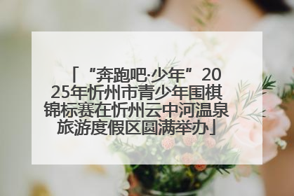 “奔跑吧·少年”2025年忻州市青少年围棋锦标赛在忻州云中河温泉旅游度假区圆满举办