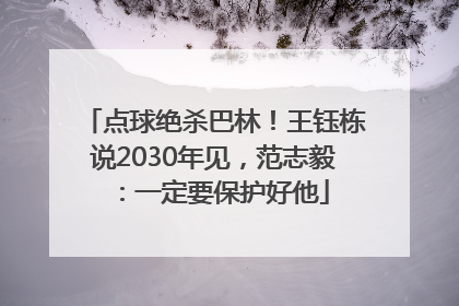 点球绝杀巴林！王钰栋说2030年见，范志毅：一定要保护好他
