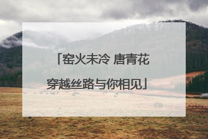 窑火未冷 唐青花穿越丝路与你相见