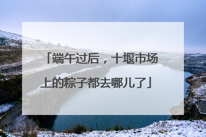 端午过后，十堰市场上的粽子都去哪儿了