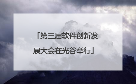 第三届软件创新发展大会在光谷举行