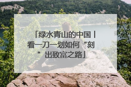绿水青山的中国丨看一刀一划如何“刻”出致富之路