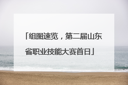 组图速览，第二届山东省职业技能大赛首日