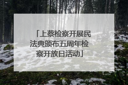 上蔡检察开展民法典颁布五周年检察开放日活动