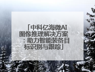 中科亿海微AI图像推理解决方案：助力智能装备目标识别与跟踪