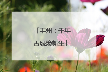 丰州：千年古城焕新生