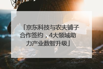 京东科技与农夫铺子合作签约，4大领域助力产业数智升级