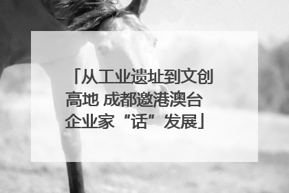 从工业遗址到文创高地 成都邀港澳台企业家“话”发展