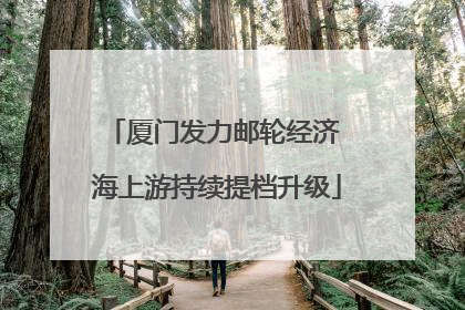 厦门发力邮轮经济 海上游持续提档升级