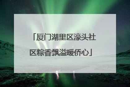 厦门湖里区濠头社区粽香飘溢暖侨心