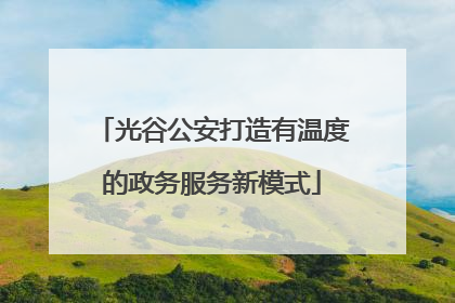 光谷公安打造有温度的政务服务新模式