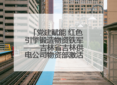 党建赋能 红色引擎锻造物资铁军——吉林省吉林供电公司物资部激活供应链新动能