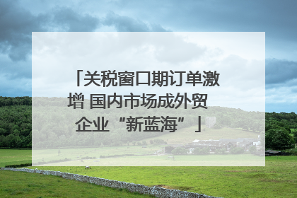 关税窗口期订单激增 国内市场成外贸企业“新蓝海”