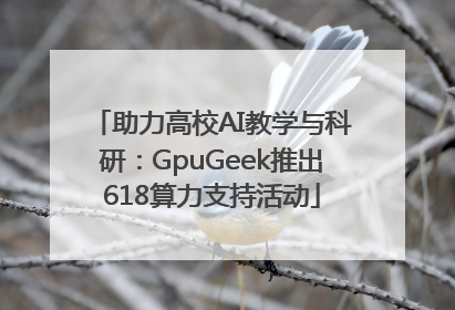 助力高校AI教学与科研：GpuGeek推出618算力支持活动