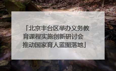 北京丰台区举办义务教育课程实施创新研讨会 推动国家育人蓝图落地