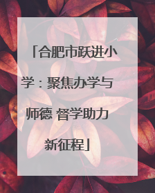 合肥市跃进小学：聚焦办学与师德 督学助力新征程