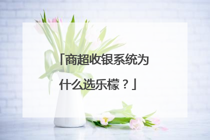 商超收银系统为什么选乐檬？