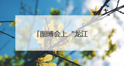 图博会上“龙江出版”很出彩