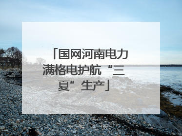 国网河南电力满格电护航“三夏”生产