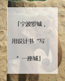 宁波罗城，用设计书“写”一座城