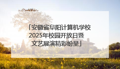 安徽省阜阳计算机学校2025年校园开放日暨文艺展演精彩纷呈