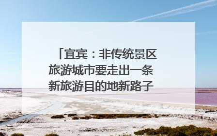 宜宾：非传统景区旅游城市要走出一条新旅游目的地新路子｜话锦绣·说安逸