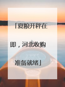夏粮开秤在即，河北收购准备就绪
