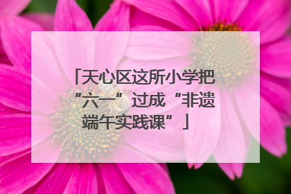 天心区这所小学把“六一”过成“非遗端午实践课”