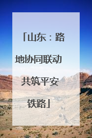 山东：路地协同联动 共筑平安铁路