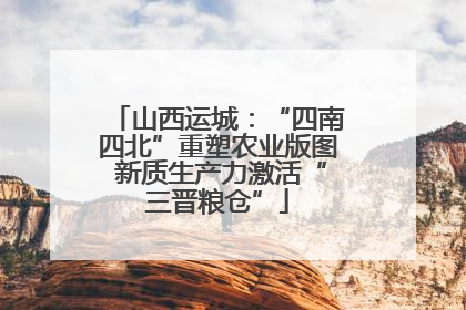 山西运城：“四南四北”重塑农业版图 新质生产力激活“三晋粮仓”