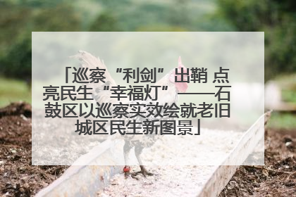 巡察“利剑”出鞘 点亮民生“幸福灯”——石鼓区以巡察实效绘就老旧城区民生新图景