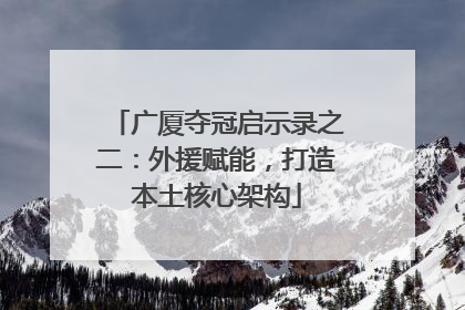 广厦夺冠启示录之二：外援赋能，打造本土核心架构