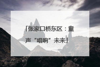 张家口桥东区：童声“唱响”未来