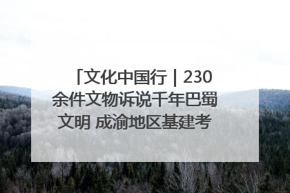 文化中国行｜230余件文物诉说千年巴蜀文明 成渝地区基建考古成果展开展
