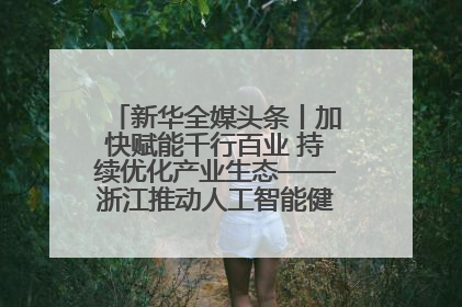 新华全媒头条丨加快赋能千行百业 持续优化产业生态——浙江推动人工智能健康有序发展观察