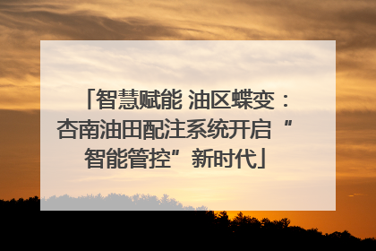 智慧赋能 油区蝶变：杏南油田配注系统开启“智能管控”新时代
