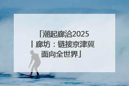 潮起廊洽2025丨廊坊：链接京津冀 面向全世界