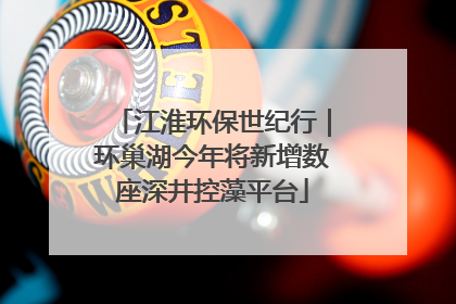 江淮环保世纪行｜环巢湖今年将新增数座深井控藻平台