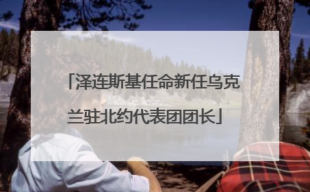 泽连斯基任命新任乌克兰驻北约代表团团长
