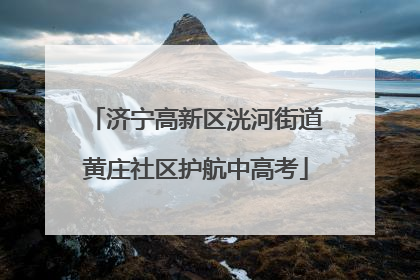 济宁高新区洸河街道黄庄社区护航中高考