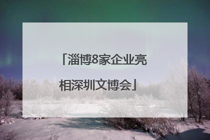 淄博8家企业亮相深圳文博会