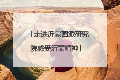 走进沂蒙画派研究院感受沂蒙精神