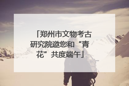 郑州市文物考古研究院邀您和“青花”共度端午