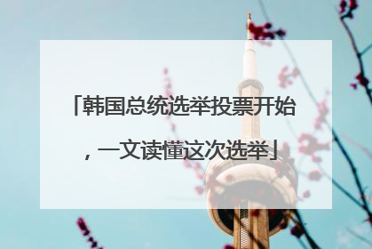 韩国总统选举投票开始，一文读懂这次选举