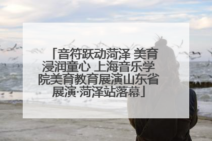 音符跃动菏泽 美育浸润童心 上海音乐学院美育教育展演山东省展演·菏泽站落幕