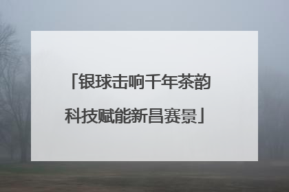 银球击响千年茶韵 科技赋能新昌赛景